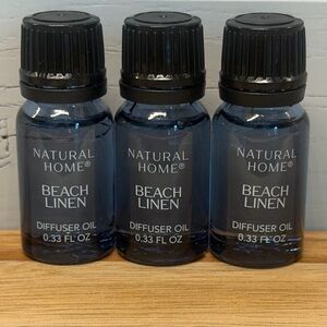 Natural Home By Sand + Fog Beach Linen Diffuser Oil .33oz/ea 3x Home Fragrance